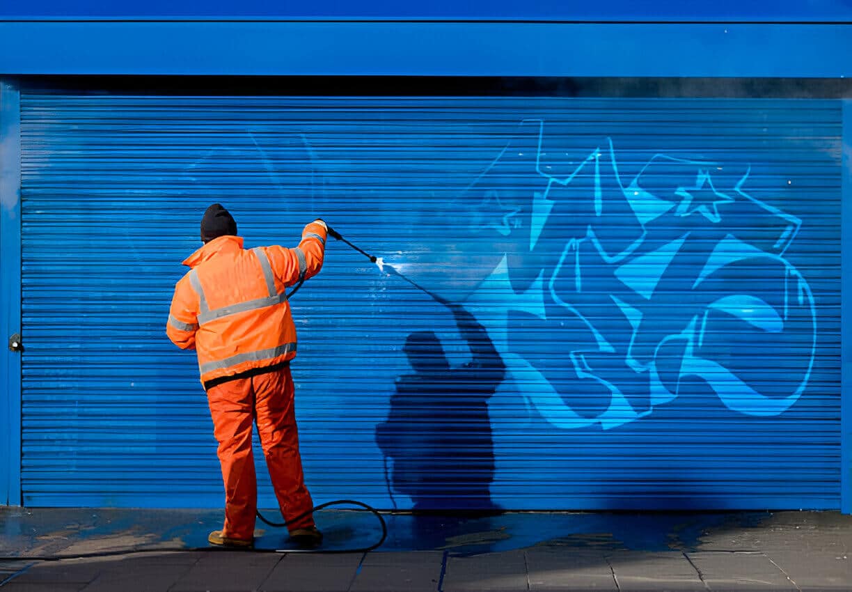 Graffiti on different surfaces
