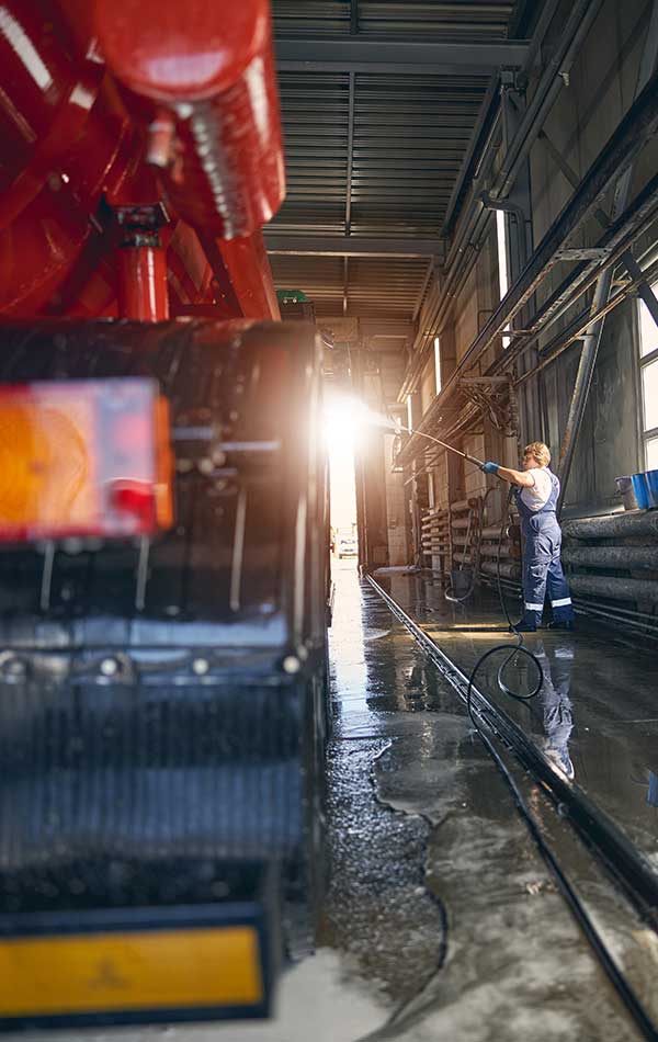 Advanced equipment and hot water washing system