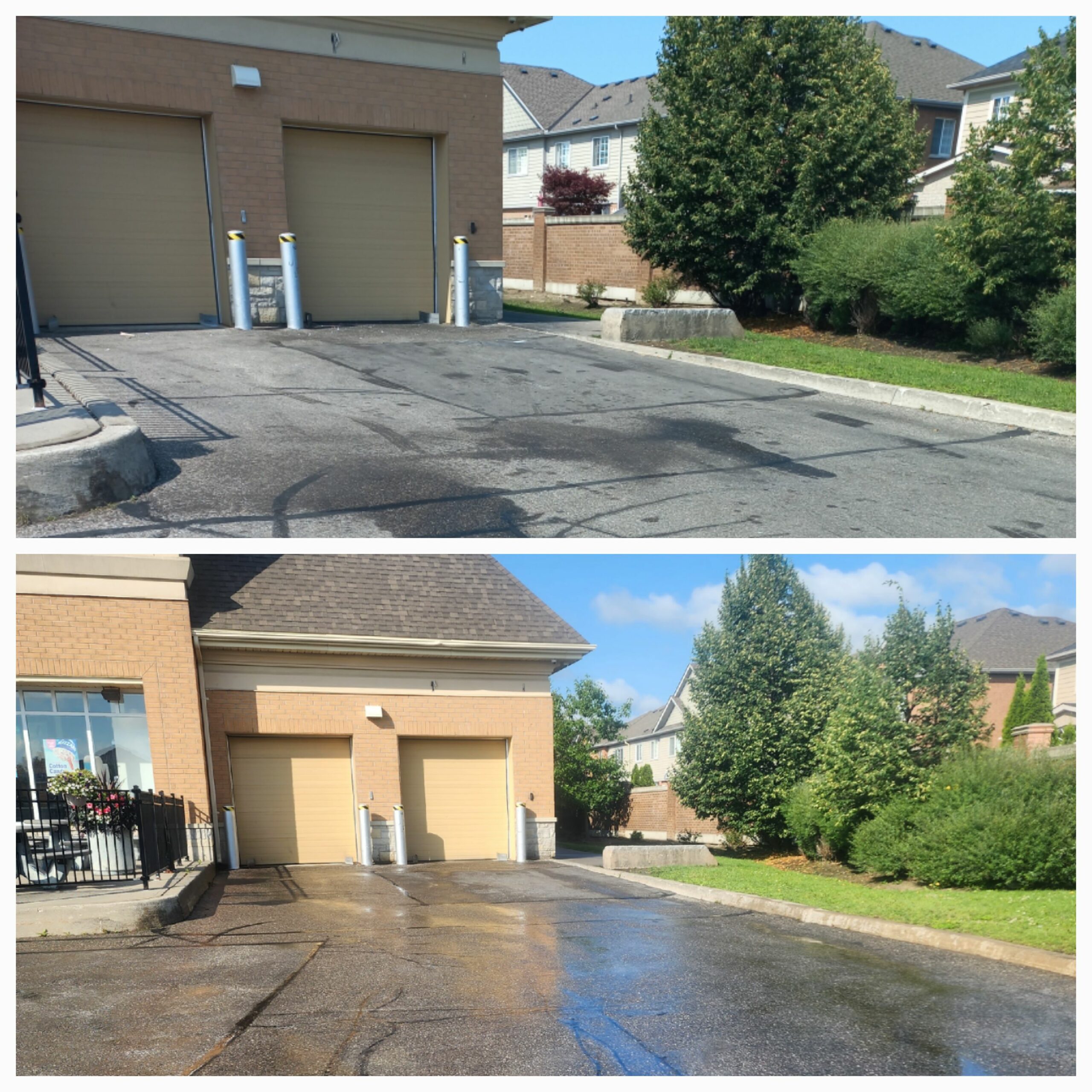 Commercial pressure washing services