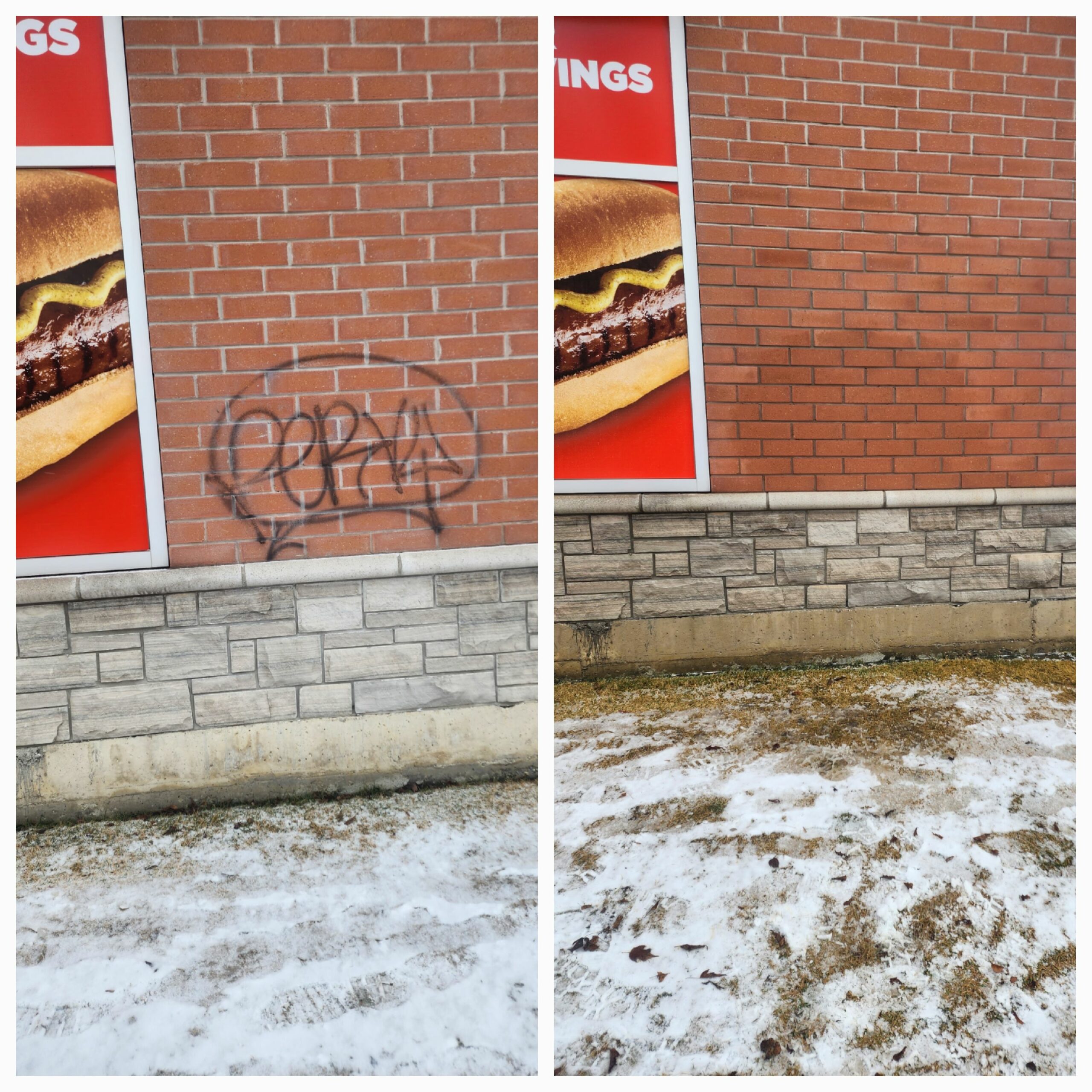 Power sweeping and pressure washing services