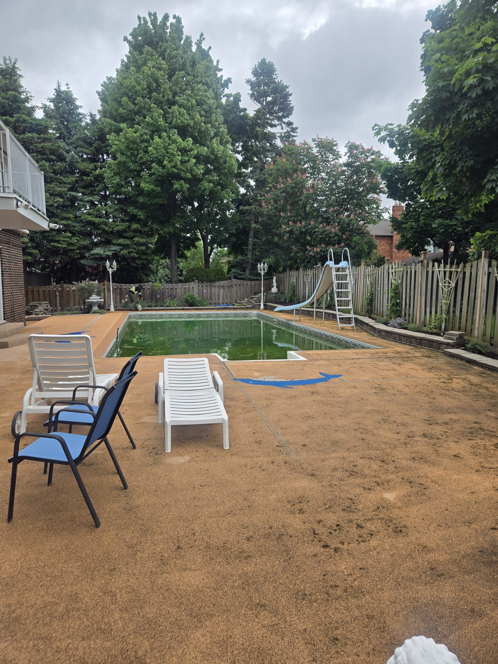Professional pressure washing service in North York