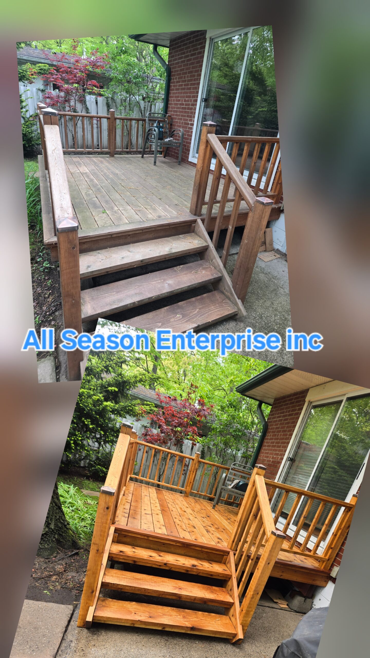 Deck and patio pressure washing North York
