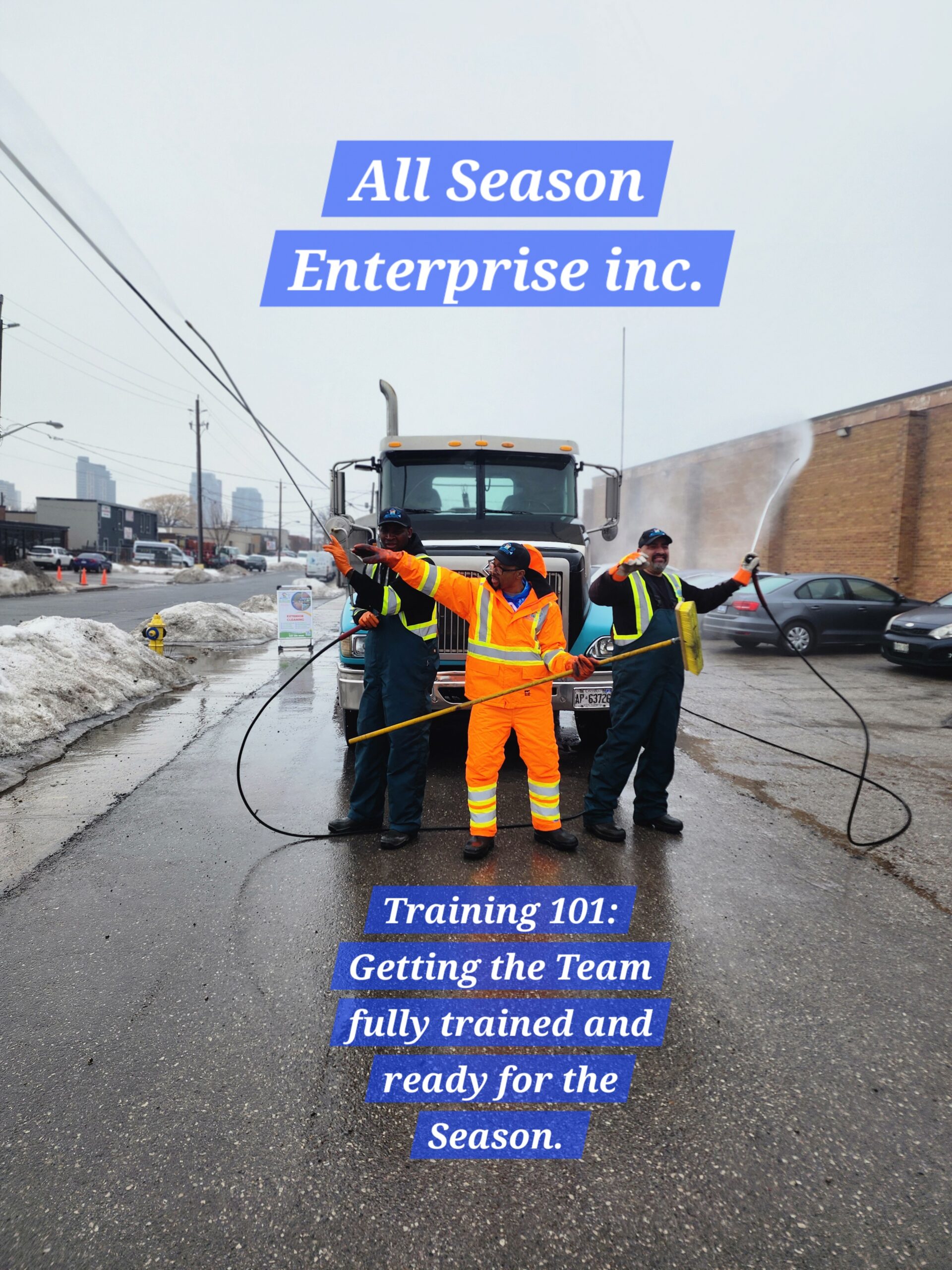 Professional truck washing service